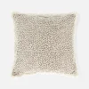 Coussin à Motif Léopard Et Franges