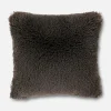 Coussin Carré En Fausse Fourrure