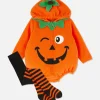 Déguisement Citrouille Duveteux D'Halloween