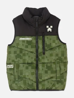 Doudoune Sans Manche Zippée Minecraft