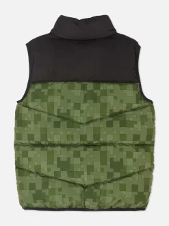 Doudoune Sans Manche Zippée Minecraft