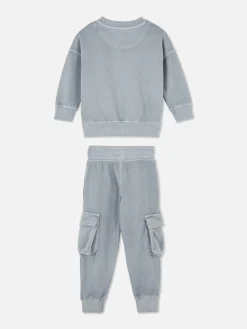 Ensemble Sweat-shirt Et Bas De Jogging Cargo