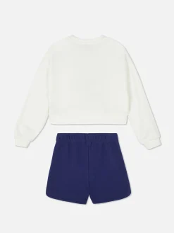 Ensemble Sweat-shirt Et Short Disney Stitch