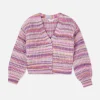 Gilet Boutonné à Rayures