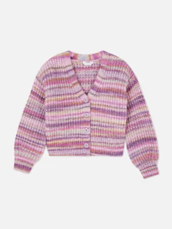 Gilet Boutonné à Rayures