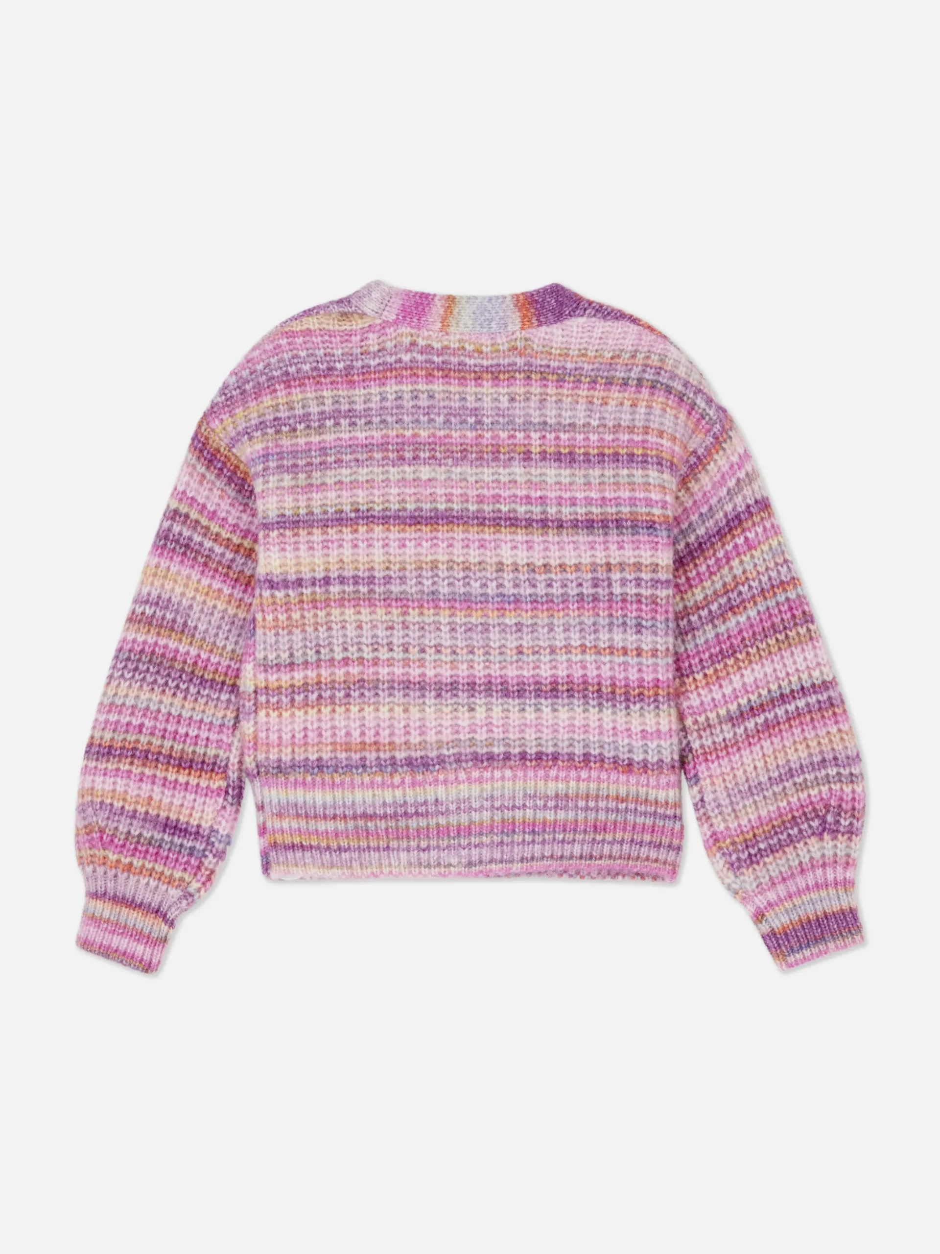 Gilet Boutonné à Rayures