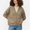 Gilet Boyfriend En Maille à Col En V
