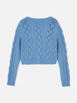 Gilet Brodé à Col En V