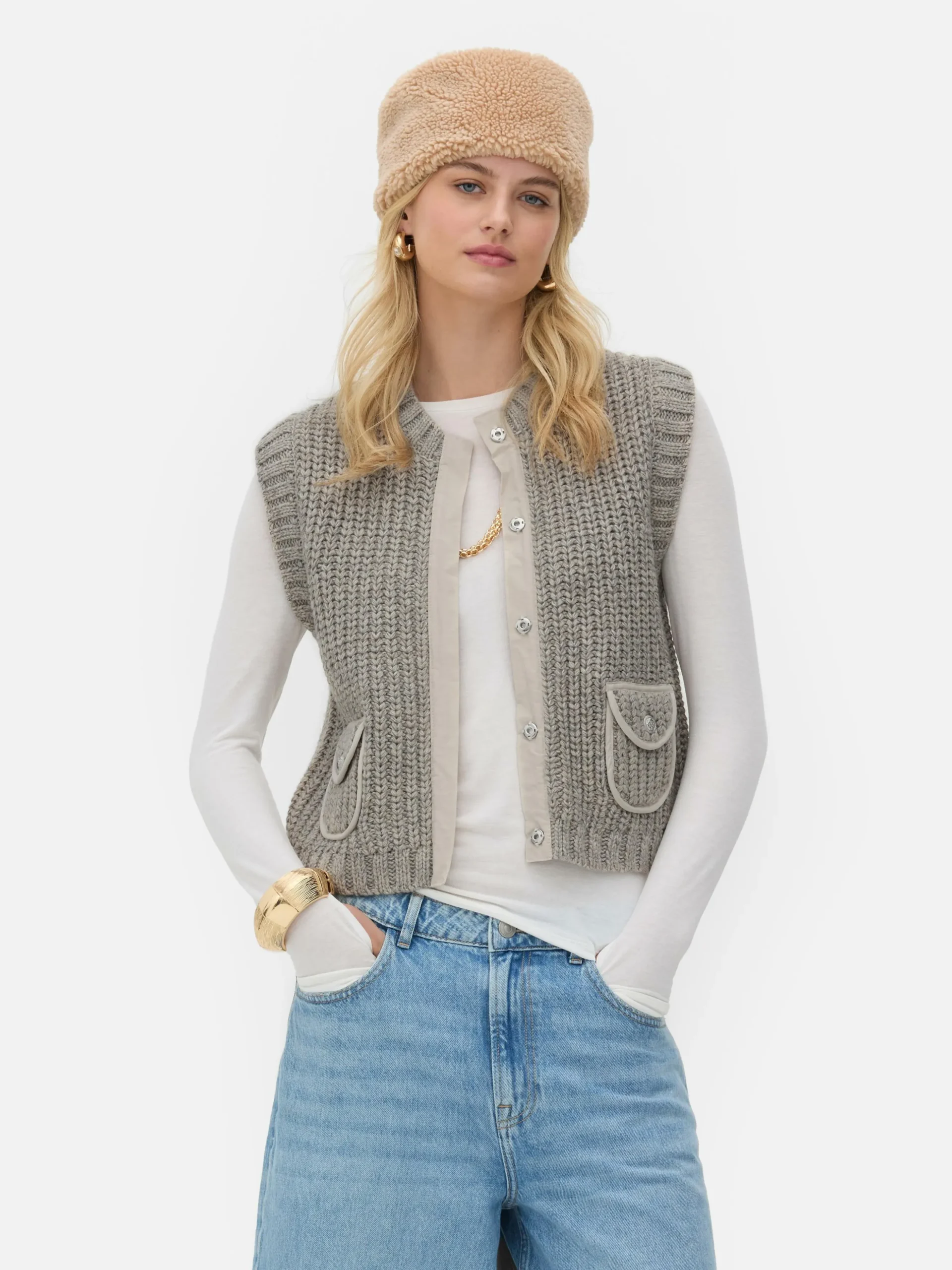 Gilet De Costume En Maille Rita Ora