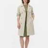 Imperméable à Double Boutonnage Et Ceinture