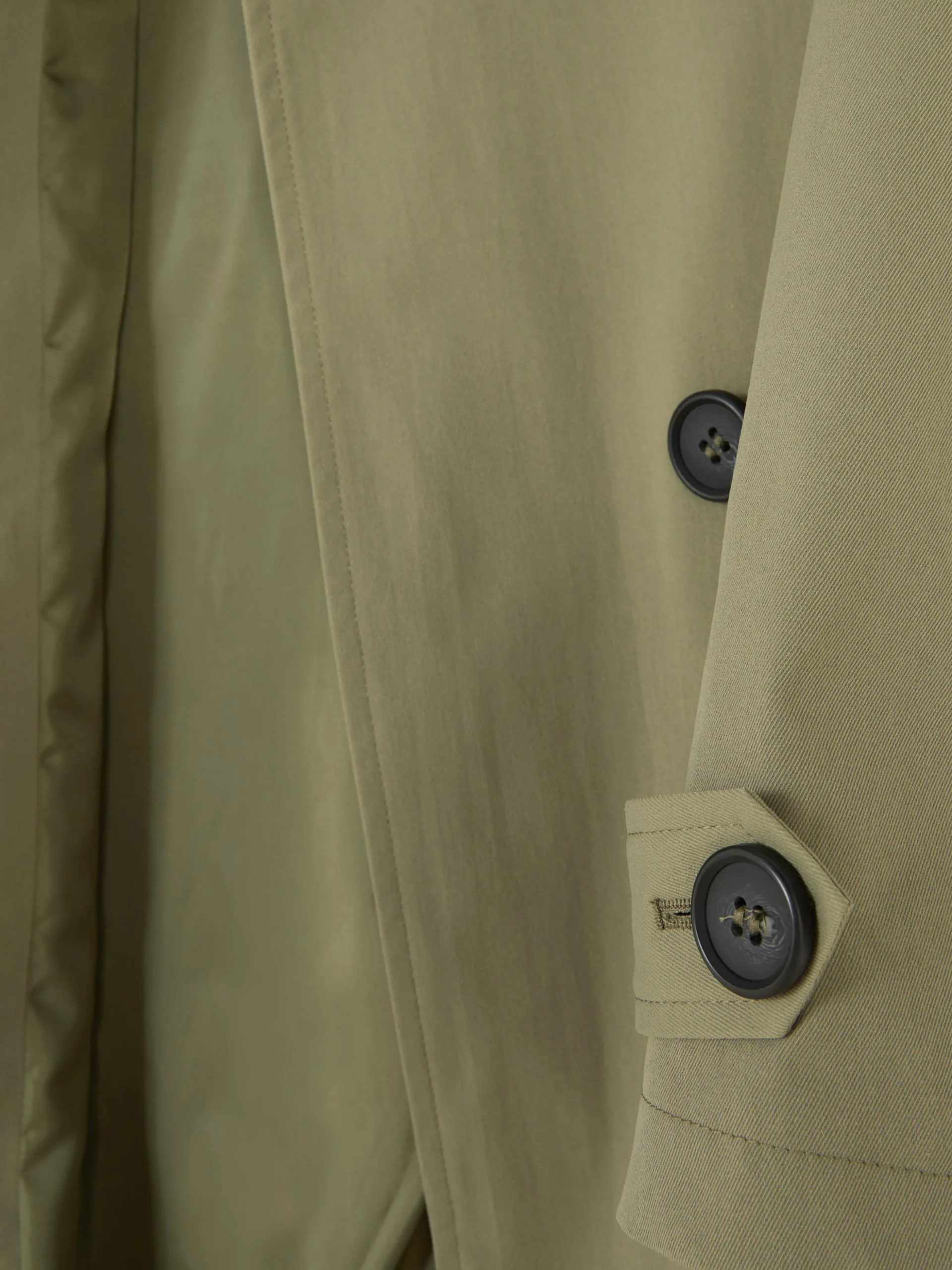 Imperméable à Double Boutonnage Et Ceinture