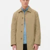 Imperméable Long à Boutonnage Simple