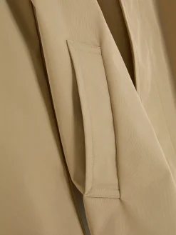Imperméable Long à Boutonnage Simple