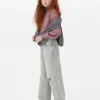 Jean Denim Large Fendu