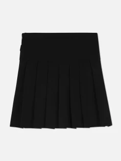 Jupe Plissée Avec Ceinture à Boucle