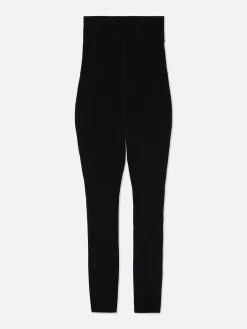 Legging En Velours à Doublure Duveteuse
