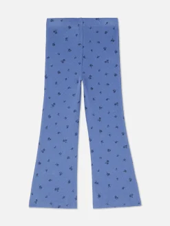 Legging évasé Côtelé