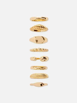 Lot De 8 Bagues Variées