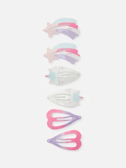 Lot De 6 Barrettes à Motif Licorne