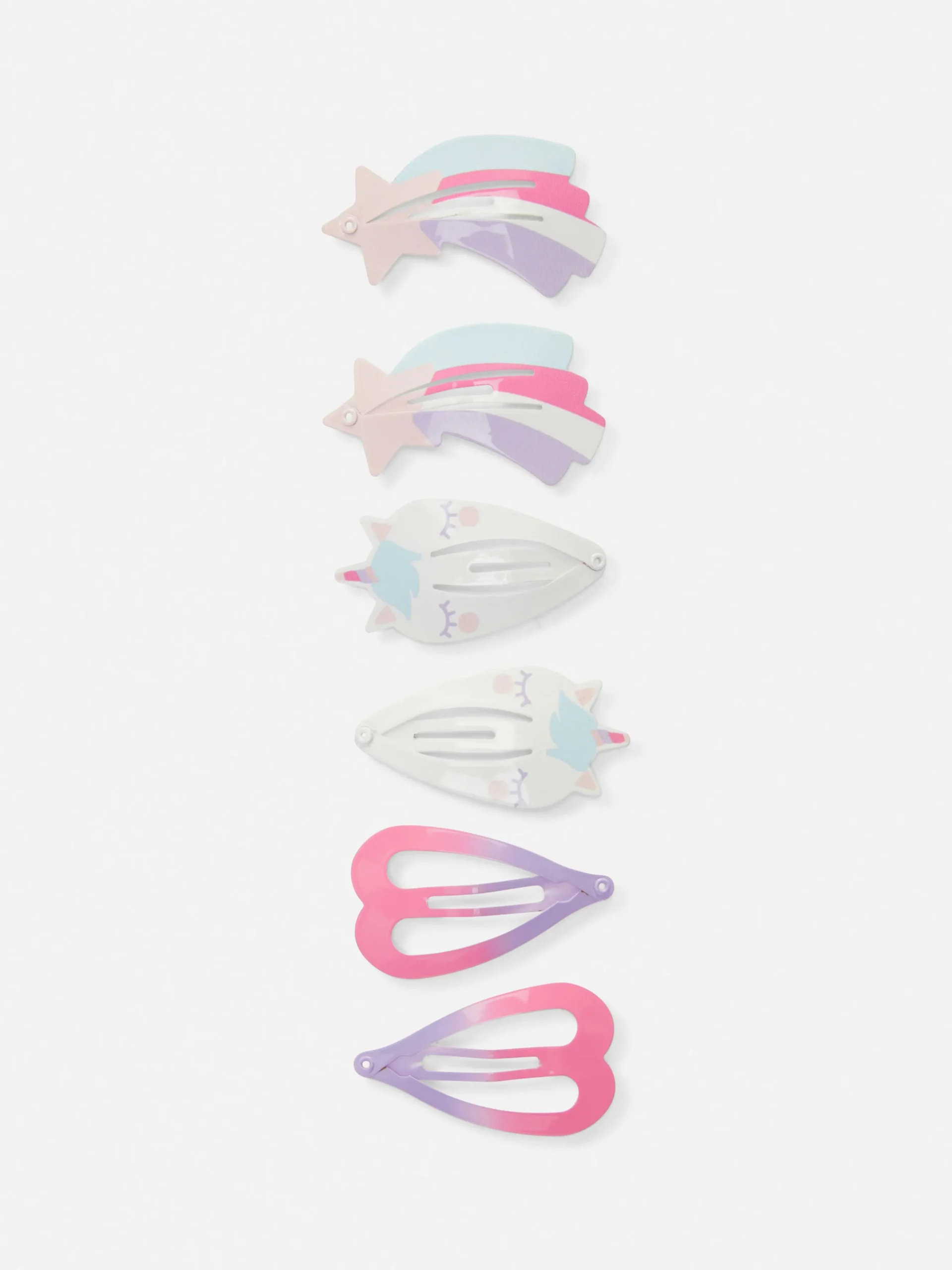 Lot De 6 Barrettes à Motif Licorne