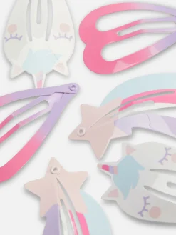 Lot De 6 Barrettes à Motif Licorne