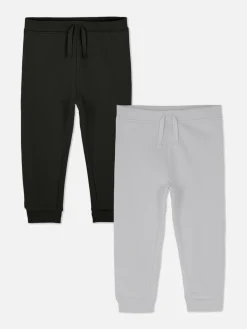 Lot De 2 Bas De Jogging à Revers Avec Cordon De Serrage