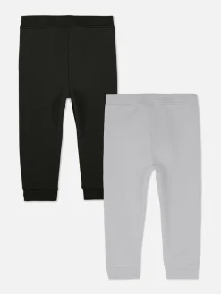 Lot De 2 Bas De Jogging à Revers Avec Cordon De Serrage