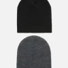 Lot De 2 Bonnets En Maille Fine