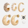 Lot De 6 Boucles D'oreilles à Fausses Perles
