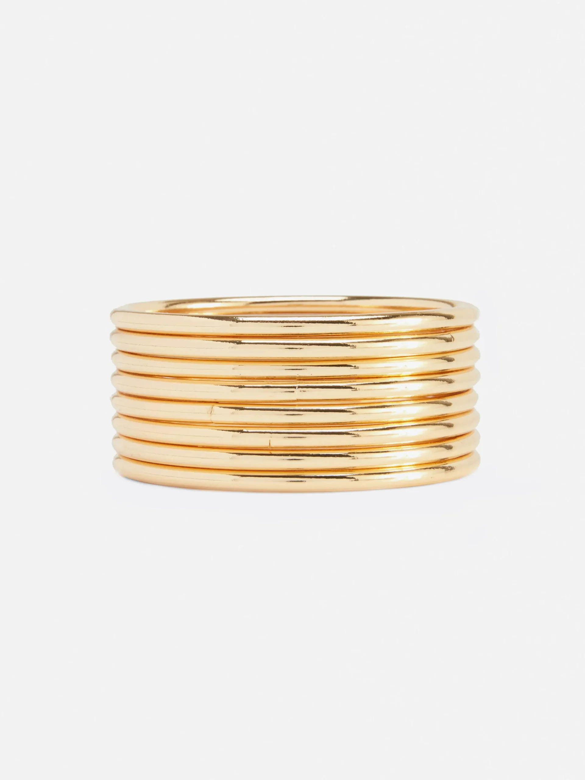 Lot De 8 Bracelets Joncs Métallisés
