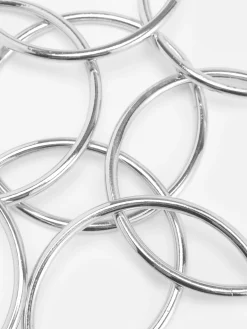 Lot De 8 Bracelets Joncs Métallisés