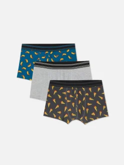 Lot De 3 Caleçons à Motifs Nourriture