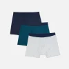 Lot De 3 Caleçons Variés En Coton Mélangé