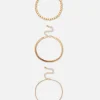 Lot De 3 Chaînes De Cheville Infinité Et Initiale