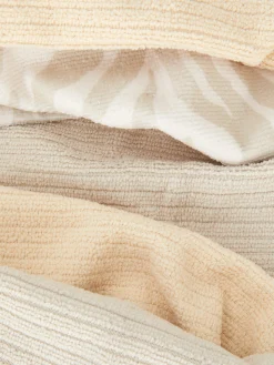 Lot De 5 Chiffons De Ménage Côtelés