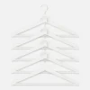 Lot De 5 Cintres En Bois