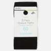 Lot De 3 Collants Opaques 60 Deniers