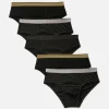 Lot De 5 Culottes à Taille Métallisée