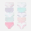 Lot De 10 Culottes Graphiques à Motif Cœur