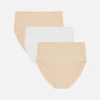 Lot De 3 Culottes Hautes Et Couvrantes Sans Coutures