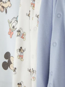 Lot De 3 Grenouillères Disney Mickey Mouse Et Ses Amis