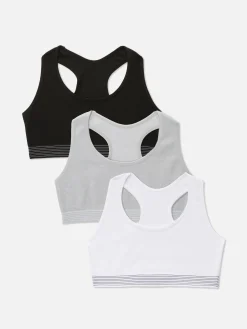 Lot De 3 Hauts Courts Sans Coutures à Dos Nageur