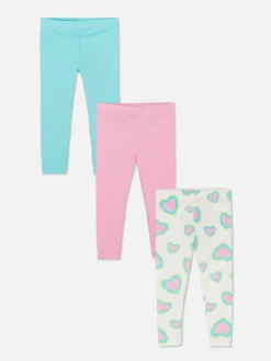 Lot De 3 Leggings à Motifs Variés