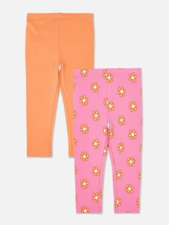 Lot De 2 Leggings à Motifs Variés