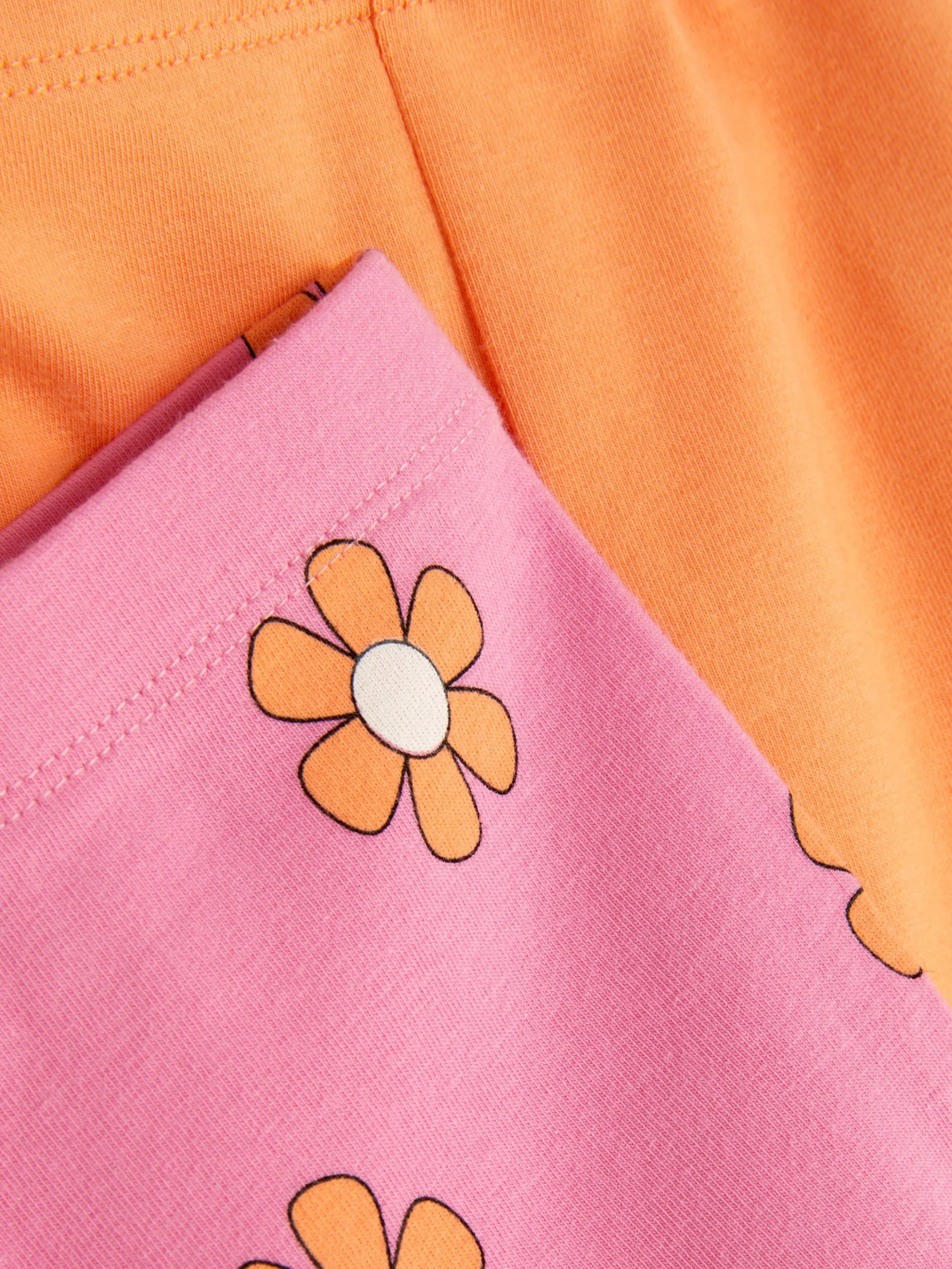Lot De 2 Leggings à Motifs Variés