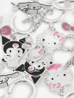 Lot De 6 Paires De Boucles D'oreilles Hello Kitty