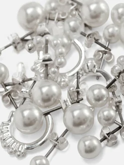 Lot De 12 Paires De Boucles Et Clous D'oreilles