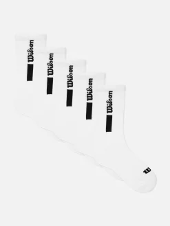 Lot De 5 Paires De Chaussettes De Sport Wilson