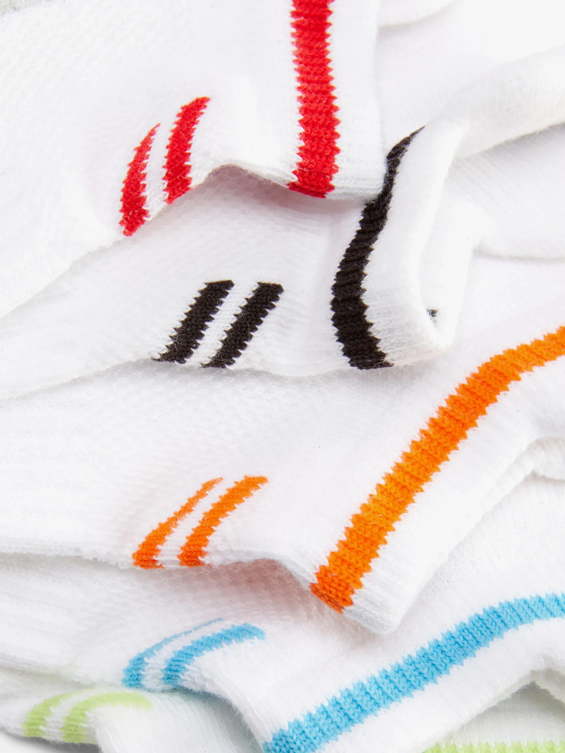 Lot De 5 Paires De Chaussettes Pour Baskets à Rayures