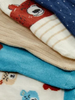 Lot De 5 Paires De Chaussettes Ours